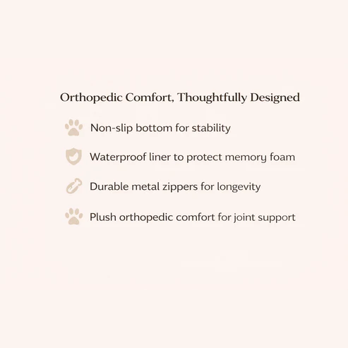 LuxeLounge Orthopedic bed 🐾