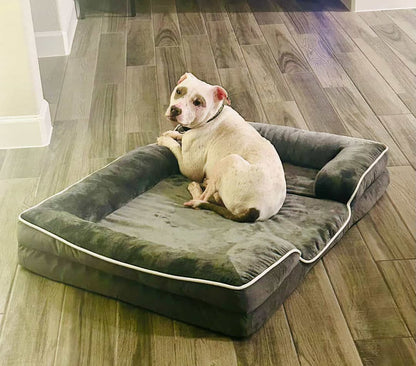 LuxeLounge Orthopedic Pet Bed 🐾