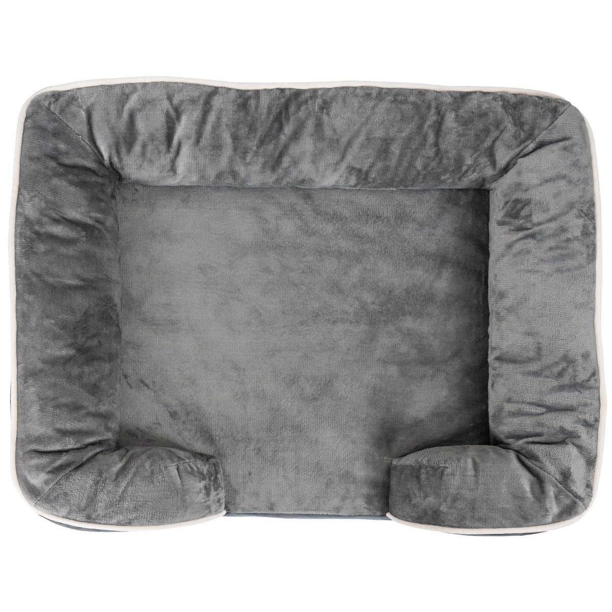 LuxeLounge™ Orthopedic Pet Bed – Gray